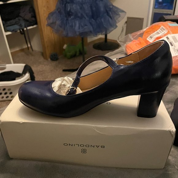Women's Mary Jane Oxfords Pumps Chunky Mid Heel Ankle Strap Shoes - Picture 1 of 1